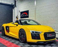USED 2018 R AUDI R8 5.2 SPYDER V10 QUATTRO 2d 533 BHP 