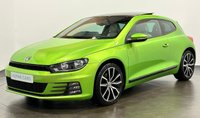 USED 2015 15 VOLKSWAGEN SCIROCCO 2.0 GT TSI BLUEMOTION TECHNOLOGY 2d 218 BHP Viper Green ,  Alcantara Seat Inserts
