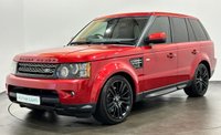 USED 2012 12 LAND ROVER RANGE ROVER SPORT 3.0 SDV6 HSE 5d 255 BHP Front Cool Box, Centre Arm Rests, Full Ebony Leather Interior, Firenze Red Metallic, Satin Black Alloy Wheels, Privacy Glass