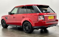 USED 2012 12 LAND ROVER RANGE ROVER SPORT 3.0 SDV6 HSE 5d 255 BHP Front Cool Box, Centre Arm Rests, Full Ebony Leather Interior, Firenze Red Metallic, Satin Black Alloy Wheels, Privacy Glass