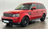 USED 2012 12 LAND ROVER RANGE ROVER SPORT 3.0 SDV6 HSE 5d 255 BHP Front Cool Box, Centre Arm Rests, Full Ebony Leather Interior, Firenze Red Metallic, Satin Black Alloy Wheels, Privacy Glass