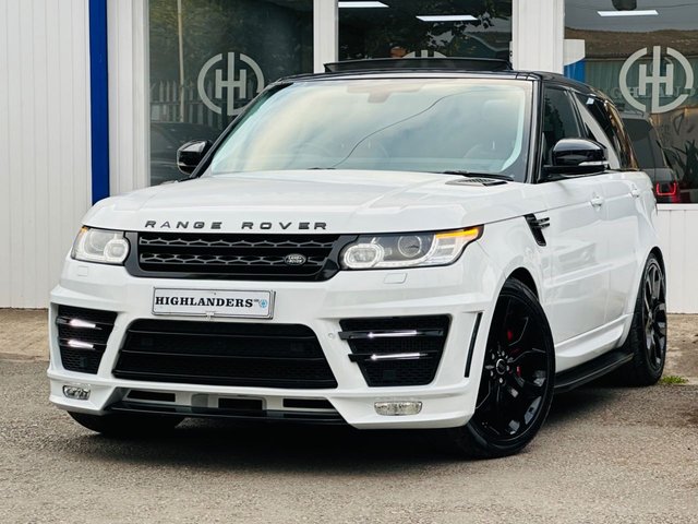 2014 L Land Rover Range Rover Sport 3.0 SDV6 HSE LUMMA KIT OPEN PAN ROOF SAT NAV CAMERA SIDE STEPS LED DAYLIGHTS
