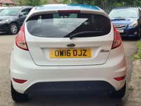 USED 2016 16 FORD FIESTA 1.2 ZETEC WHITE EDITION SPRING 5d 81 BHP 