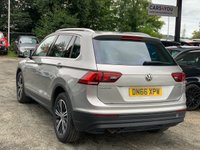 USED 2016 66 VOLKSWAGEN TIGUAN 2.0 SE TDI BMT 5d 148 BHP THIS CAR COMES WITH 6 MONTHS WARRANTY , BREAKDOWN COVER & RECOVERY++   Front and rear parking aid +  Adaptive cruise control +  Dual zone climate control +  Traction control +  Lane assist +  Assistance Graphic +  Driver attention alert +  Tyre pressure monitors +  Proactive passenger protection +  Auto start/stop +  Auto side mirrors +  Heated side mirrors +  Rain sensing +  Bluetooth +  Dab Radio +  Trip computer +  Auto headlights +  Bending Lights +  2 front cupholders +  Central locking +
