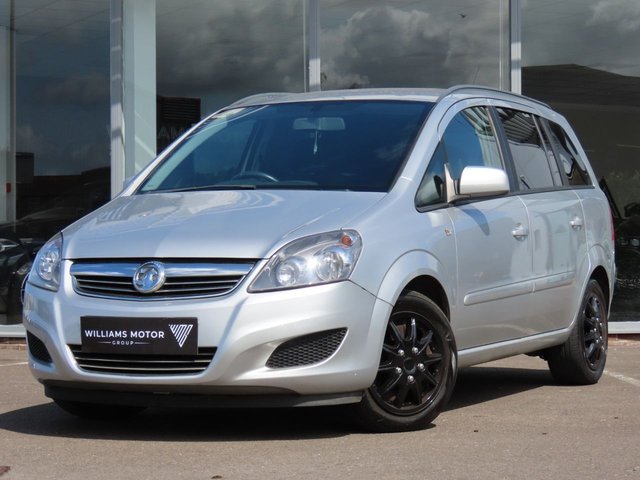 2013 13 Vauxhall Zafira 1.7 EXCLUSIV CDTI ECOFLEX 5d 108 BHP