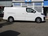 USED 2019 69 VAUXHALL VIVARO 1.5 L2H1 2900 SPORTIVE S/S 101 BHP Finished in WHITE JADE with Ply Lined trim. This Vivaro is Vauxhalls best selling van and this third generation model is one of the best medium sized vans for sale right now. This clean, spacious and economical van is available today. Features include, Cruise control, Park Sensors, B/Tooth, DAB Radio, Apple Play, Twin Side Loading Doors, Ply Lined Back, Air Con, Full Steel Bulkhead and much more. Dealer Serviced at 25060 miles and at 51433 miles.