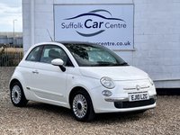 USED 2010 10 FIAT 500 1.2 LOUNGE 3d 69 BHP www.suffolkcarcentre.co.uk - Located at Lowestoft