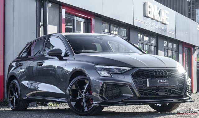 2021 21 Audi A3 1.4 SPORTBACK TFSI E S LINE 5d 202 BHP BLACK EDITION LOOKS 
