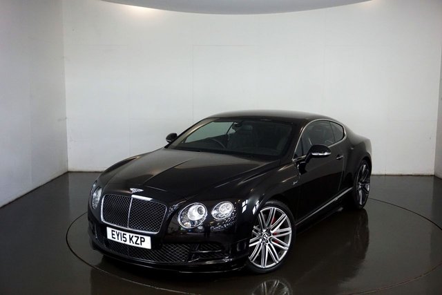 2015 15 Bentley Continental 6.0 GT SPEED 2d 616 BHP-SUPERB LOW MILEAGE EXAMPLE FINISHED IN BELUGA METALLIC-HEATED & COOLED BELUGA LEATHER UPHOLSTERY-CONTRAST STITCHING-SPEED LOGO STITCHED TO HEADRESTS-ACOUSTIC SIDE GLAZING-AUTOMATIC HEADLIGHT WITH DYNAMIC RANGE ADJUSTMENT-PIANO BLACK INTERIOR TRIM-DIAMOND QUILTED HIDE SEATS-DRILLED ALLOY SPORTS FOOT PEDALS-ADAPTIVE CRUISE CONTROL-KEYLESS ENTRY-BLUETOOTH-BENTLEY TRACKING SYSTEM-DIGITAL TV TUNER-DAB RADIO-SATNAV-DUAL CLIMATE CONTROL-POWER BOOT-REAR VIEW CAMERA-21
