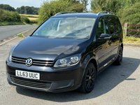 USED 2013 63 VOLKSWAGEN TOURAN 1.6 SE TDI BLUEMOTION TECHNOLOGY 5d 103 BHP 