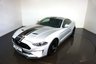 USED 2019 69 FORD MUSTANG 5.0 GT 2d 444 BHP-FANTASTIC LOW MILEAGE EXAMPLE-FINISHED IN ICONIC SILVER METALLIC-CUSTOM PACK 2-RECARO SEATS IN EBONY LEATHER UPHOLSTERY-BLACK BODY STRIPES 