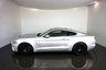 USED 2019 69 FORD MUSTANG 5.0 GT 2d 444 BHP-FANTASTIC LOW MILEAGE EXAMPLE-FINISHED IN ICONIC SILVER METALLIC-CUSTOM PACK 2-RECARO SEATS IN EBONY LEATHER UPHOLSTERY-BLACK BODY STRIPES 