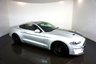 USED 2019 69 FORD MUSTANG 5.0 GT 2d 444 BHP-FANTASTIC LOW MILEAGE EXAMPLE-FINISHED IN ICONIC SILVER METALLIC-CUSTOM PACK 2-RECARO SEATS IN EBONY LEATHER UPHOLSTERY-BLACK BODY STRIPES 