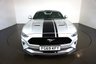 USED 2019 69 FORD MUSTANG 5.0 GT 2d 444 BHP-FANTASTIC LOW MILEAGE EXAMPLE-FINISHED IN ICONIC SILVER METALLIC-CUSTOM PACK 2-RECARO SEATS IN EBONY LEATHER UPHOLSTERY-BLACK BODY STRIPES 