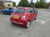 USED 2015 64 FIAT 500 1.2 LOUNGE 3d 69 BHP 6 MONTHS PARTS AND LABOUR  WARRANTY