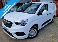 USED 2020 70 VAUXHALL COMBO 1.5 L2H1 2300 SPORTIVE 101 BHP APPLE CAR PLAY, 3 SEATER
