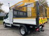 USED 2018 18 FORD TRANSIT 2.0 350 L2 TIPPER CAGED / REFUGE BODY POD TOOL BOX DRW  RARE SPEC, TIPPER,CAGED, POD TOOLBOX