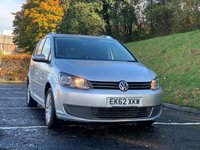 USED 2012 62 VOLKSWAGEN TOURAN 1.6 SE TDI DSG 5d 106 BHP 
