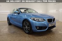 USED 2018 68 BMW 2 SERIES 1.5 218I SPORT 2d 134 BHP BMW SERVICE HISTORY, ONLY COVERED 24,000 MILES & CONVERTIBLE