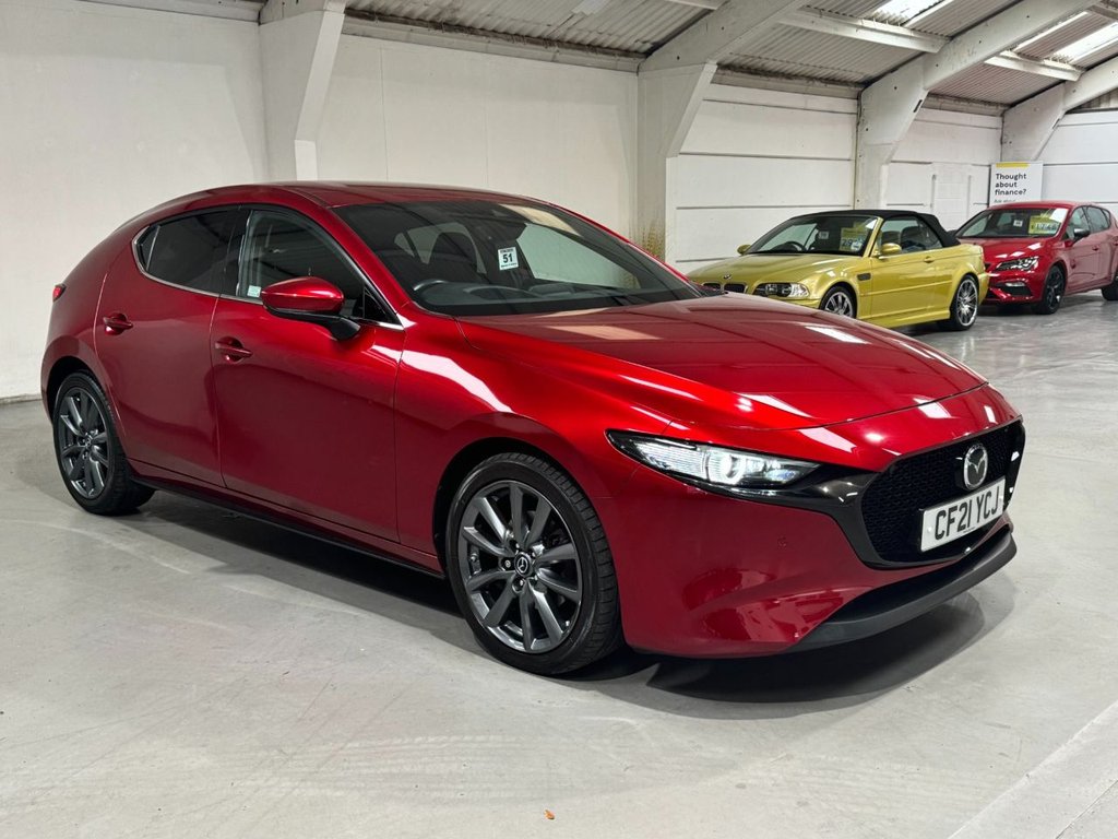 USED 2021 21 MAZDA 3 2.0 SPORT LUX MHEV 5d 121 BHP APPLEPLAY+SATNAV+BLUETOOTH