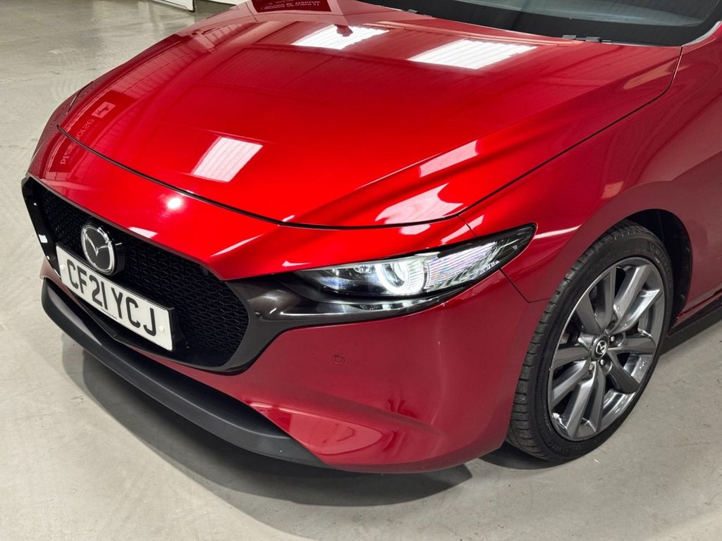 USED 2021 21 MAZDA 3 2.0 SPORT LUX MHEV 5d 121 BHP APPLEPLAY+SATNAV+BLUETOOTH