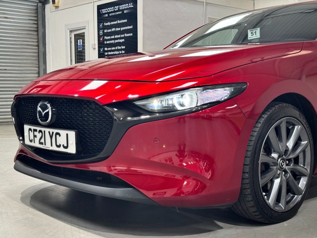 USED 2021 21 MAZDA 3 2.0 SPORT LUX MHEV 5d 121 BHP APPLEPLAY+SATNAV+BLUETOOTH