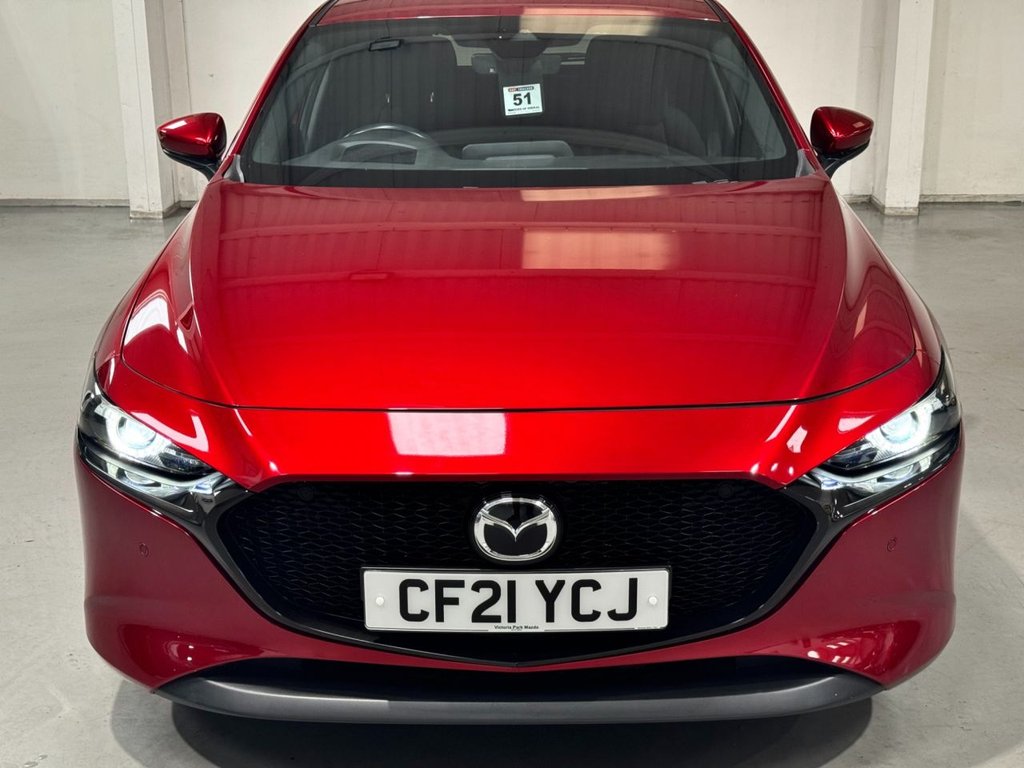 USED 2021 21 MAZDA 3 2.0 SPORT LUX MHEV 5d 121 BHP APPLEPLAY+SATNAV+BLUETOOTH