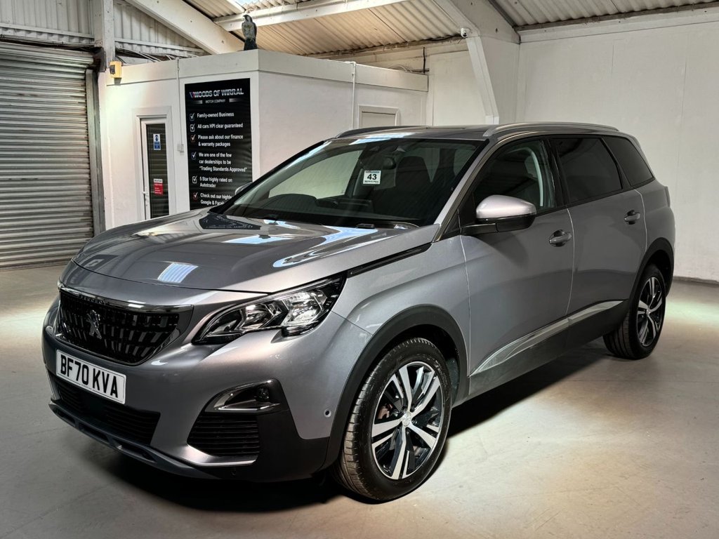 USED 2020 70 PEUGEOT 5008 1.2 PURETECH S/S ALLURE 5d 130 BHP 