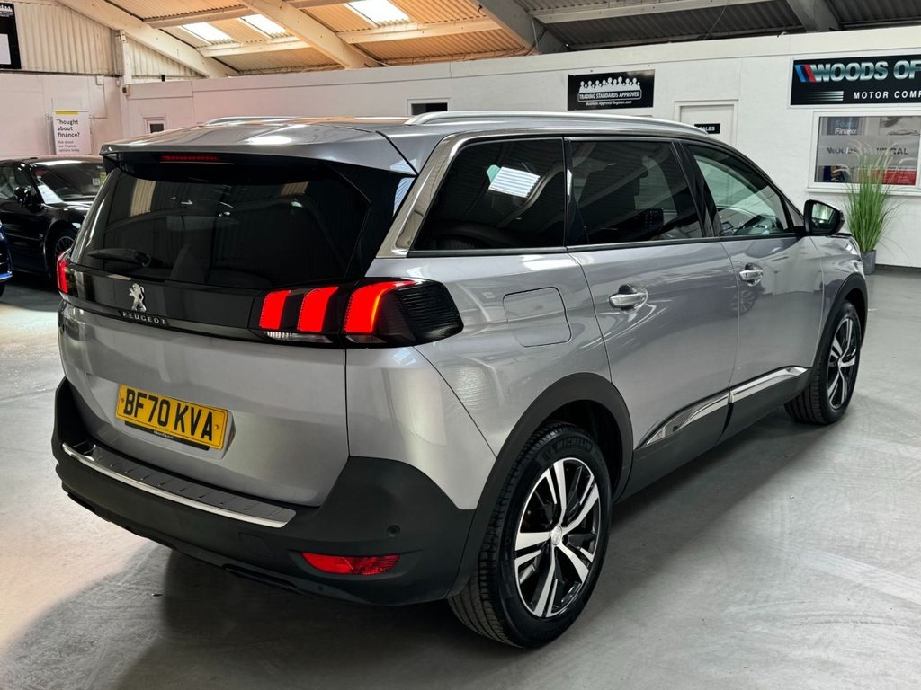 USED 2020 70 PEUGEOT 5008 1.2 PURETECH S/S ALLURE 5d 130 BHP 