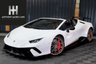 USED 2019 19 LAMBORGHINI HURACAN 5.2 LP 640-4 PERFORMANTE SPYDER 2d 631 BHP LAMBORGHINI WARRANTY TO JUNE 2025, MASSIVE SPEC, FULL LAMBORGHINI SERVICE HISTORY, FRONT LIFT, BRANDING PACK, STYLE PACK