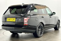 USED 2017 67 LAND ROVER RANGE ROVER 3.0 TDV6 VOGUE 5d 255 BHP High Specification Santorini Black , Ebony Full Leather ,Full Slide Glass Sunroof
