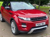 USED 2012 62 LAND ROVER RANGE ROVER EVOQUE 2.2 SD4 DYNAMIC LUX 5d 190 BHP MASSIVE SPEC....FANTASTIC CONDITION