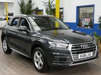 USED 2018 18 AUDI Q5 2.0 TDI QUATTRO SPORT 5d 188 BHP 4DW SAT NAV HEATED LEATHER PARKING SENSORS 3 OWNES SERVICE HISTORY STUNNING EXAMPLE