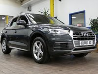 USED 2018 18 AUDI Q5 2.0 TDI QUATTRO SPORT 5d 188 BHP 4DW SAT NAV HEATED LEATHER PARKING SENSORS 3 OWNES SERVICE HISTORY STUNNING EXAMPLE