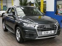 USED 2018 18 AUDI Q5 2.0 TDI QUATTRO SPORT 5d 188 BHP 4DW SAT NAV HEATED LEATHER PARKING SENSORS 3 OWNES SERVICE HISTORY STUNNING EXAMPLE