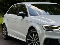 USED 2017 17 AUDI A3 1.4 TFSI BLACK EDITION 5d 148 BHP 