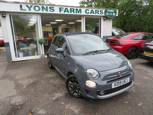 2019 19 Fiat 500c 1.2 CONVERTIBLE SPORT 2d 69 BHP NEW SHAPE