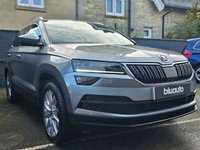 USED 2019 19 SKODA KAROQ 1.5 SE L TSI DSG 5d 148 BHP Dual Climate Control, Leather and Alcantara Seats, Satellite Navigation, Cruise Control, Bluetooth Connectivity, Voice Control, USB, Heated Front Seats, Paddleshift Gearbox, Keyless Entry, Keyless Start, Rain Sensors, Sport Driving Mode, Auto Dimming Rear View, Heated Power Folding Wing Mirrors, Privacy Glass, DAB Radio, Apple CarPlay, Android Auto, Rear Parking Camera, Front and Rear Parking Sensors, LED Headlights, Auto Headlights and 18inch Alloy Wheels.