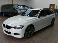 USED 2018 18 BMW 3 SERIES 3.0 330D M SPORT SHADOW EDITION TOURING 5d 255 BHP SAT NAV HARMAN KARDON HEATED LEATHER INTERIOR CRUISE CONTROL PARKING SENSORS 2 OWNERS SERVICE HISTORY