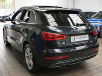 USED 2014 14 AUDI Q3 2.0 TDI S LINE 5d 138 BHP SAT NAV PANORAMIC SUNROOF PART LEATHER INTERIOR DAB RADIO BLUETOOTH 3 OWNERS FROM NEW NICE TIDY EXAMPLE