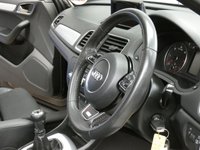 USED 2014 14 AUDI Q3 2.0 TDI S LINE 5d 138 BHP SAT NAV PANORAMIC SUNROOF PART LEATHER INTERIOR DAB RADIO BLUETOOTH 3 OWNERS FROM NEW NICE TIDY EXAMPLE