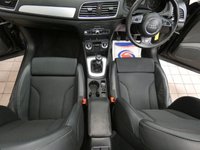 USED 2014 14 AUDI Q3 2.0 TDI S LINE 5d 138 BHP SAT NAV PANORAMIC SUNROOF PART LEATHER INTERIOR DAB RADIO BLUETOOTH 3 OWNERS FROM NEW NICE TIDY EXAMPLE