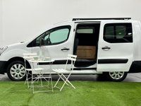 USED 2018 18 PEUGEOT PARTNER 1.6 BLUE HDI CRC 100 BHP MICROCAMPER Microcamper, 240 Volt , Lithium Solar Batteries, Electric Water Tap, Table, Storage,