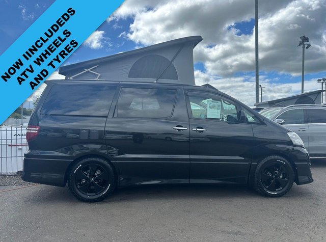 View our TOYOTA ALPHARD CAMPERVAN