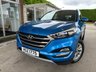 USED 2017 67 HYUNDAI TUCSON 1.6 GDI SE NAV BLUE DRIVE 5d 130 BHP PARK SENS, 4 SERVICES, HEATED SEATS