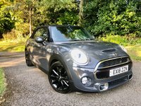 USED 2018 18 MINI CONVERTIBLE 2.0 COOPER S 2d 189 BHP 2 OWNER // CHILLI PACK // GOOD SERVICE HISTORY//FULL LEATHER HEATED//PARK CAMERA//BLUETOOTH//DAB//ADVANCED CAR EYE//  FULL LEATHER/SATNAV/DAB/PARK CAMERA
