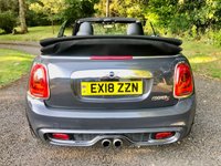 USED 2018 18 MINI CONVERTIBLE 2.0 COOPER S 2d 189 BHP 2 OWNER // CHILLI PACK // GOOD SERVICE HISTORY//FULL LEATHER HEATED//PARK CAMERA//BLUETOOTH//DAB//ADVANCED CAR EYE//  FULL LEATHER/SATNAV/DAB/PARK CAMERA