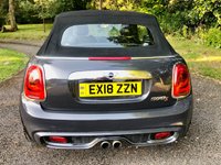 USED 2018 18 MINI CONVERTIBLE 2.0 COOPER S 2d 189 BHP 2 OWNER // CHILLI PACK // GOOD SERVICE HISTORY//FULL LEATHER HEATED//PARK CAMERA//BLUETOOTH//DAB//ADVANCED CAR EYE//  FULL LEATHER/SATNAV/DAB/PARK CAMERA