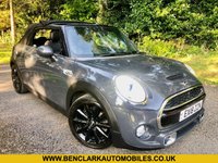 USED 2018 18 MINI CONVERTIBLE 2.0 COOPER S 2d 189 BHP 2 OWNER // CHILLI PACK // GOOD SERVICE HISTORY//FULL LEATHER HEATED//PARK CAMERA//BLUETOOTH//DAB//ADVANCED CAR EYE//  FULL LEATHER/SATNAV/DAB/PARK CAMERA