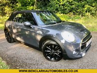 USED 2018 18 MINI CONVERTIBLE 2.0 COOPER S 2d 189 BHP 2 OWNER // CHILLI PACK // GOOD SERVICE HISTORY//FULL LEATHER HEATED//PARK CAMERA//BLUETOOTH//DAB//ADVANCED CAR EYE//  FULL LEATHER/SATNAV/DAB/PARK CAMERA